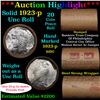 Image 1 : ***Auction Highlight*** Full solid date 1923-p Uncirculated Peace silver dollar roll, 20 coins (fc)