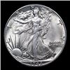 Image 2 : 1942-p Walking Liberty Half Dollar 50c Grades Choice Unc