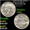 1943D Australia 6 Pence (Sixpence) KM# 38 Grades Choice Unc