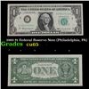 Image 1 : 1963 $1 Federal Reserve Note (Philadelphia, PA) Grades Gem CU