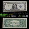 Image 1 : **Star Note** 1957B $1 Blue Seal Silver Certificate Grades vf+