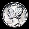 Image 2 : 1944-d Mercury Dime 10c Grades GEM+ FSB