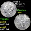 Image 1 : 1885-s Morgan Dollar $1 Grades Select Unc
