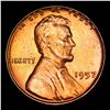 Image 2 : ***Auction Highlight*** 1957-p Lincoln Cent Near TOP POP! 1c Graded ms66+ rd By SEGS (fc)