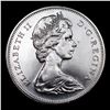 Image 2 : 1965 Small Beads, Pointed 5 Canada Dollar $1 Grades GEM++ PL