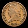 Image 2 : 1832 Classic Head half cent 1/2c Grades vf+