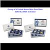 Image 1 : Group of 2 United States Mint Proof Sets 2003-2004 22 coins.