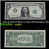 Image 1 : 1963 $1 Federal Reserve Note (Philadelphia, PA) Grades Gem CU