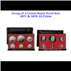Image 1 : Group of 2 United States Mint Proof Sets 1977-1978 12 coins