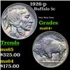 Image 1 : 1926-p Buffalo Nickel 5c Grades Choice+ Unc