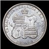 Image 3 : ***Auction Highlight*** 1883 Hawaii Isabella Quarter 25c Graded ms63+ PL BY SEGS (fc)