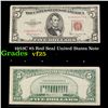 Image 1 : 1953C $5 Red Seal United States Note Grades vf+