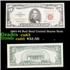 Image 1 : 1963 $5 Red Seal United States Note Grades Select CU