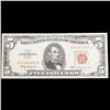 Image 2 : 1963 $5 Red Seal United States Note Grades Select CU