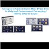 Image 1 : Group of 2 United States Mint Proof Sets 1999-2000 19 coins