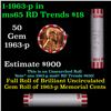 Image 1 : Shotgun Lincoln 1c roll, 1963-p 50 pcs Bank Wrapper.
