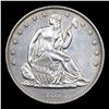 Image 2 : ***Auction Highlight*** 1871-p Seated Half Dollar 50c Graded ms64+ By SEGS (fc)