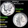 Image 1 : 1944-p Mercury Dime 10c Grades GEM++ Unc