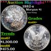 Image 1 : ***Auction Highlight*** 1882-s Morgan Dollar $1 Graded ms66+ BY SEGS (fc)