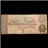 Image 2 : 1864 $5 Confederate Note, T69 Grades vf+
