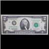 Image 2 : 1995 **Star Note** $2 Federal Reserve Note (Atlanta, GA) Grades Choice AU/BU Slider