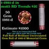 Image 1 : Shotgun Lincoln 1c roll, 1981-d 50 pcs Bank Wrapper.