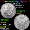Image 1 : ***Auction Highlight*** 1880-o Morgan Dollar $1 Graded Select+ Unc BY USCG (fc)