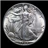 Image 2 : 1942-d Walking Liberty Half Dollar 50c Grades Choice Unc