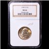 Image 3 : NGC 1948-d Washington Quarter 25c Graded ms66 By NGC