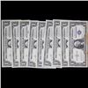 Image 2 : 9x Consecutive 1957B $1 Blue Seal Silver Certificates, All CU! Grades CU