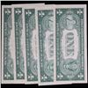 Image 3 : 5x Consecutive 1935G $1 Blue Seal Silver Certificates, All CU! Grades CU