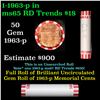 Image 1 : Shotgun Lincoln 1c roll, 1963-p 50 pcs Bank Wrapper.