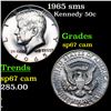 Image 1 : 1965 sms Kennedy Half Dollar 50c Grades sp67 cam