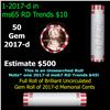Image 1 : Shotgun Lincoln 1c roll, 2017-d 50 pcs Bank Wrapper.