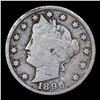 Image 2 : 1896 Liberty Nickel 5c Grades vg, very good