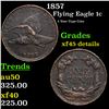Image 1 : 1857 Flying Eagle Cent 1c Grades xf Details