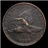 Image 2 : 1857 Flying Eagle Cent 1c Grades xf Details