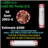 Image 1 : Shotgun Lincoln 1c roll, 2002-d 50 pcs Bank Wrapper.