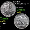 Image 1 : 1944-p Walking Liberty Half Dollar 50c Grades Choice AU/BU Slider