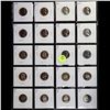Image 2 : 20x Proof Jefferson Nickels in a Page, Dates from 1959 to 2005! Jefferson Nickel 5c Grades Brilliant