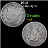 Image 1 : 1912 Liberty Nickel 5c Grades vg, very good