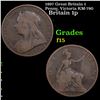 1897 Great Britain 1 Penny, Victoria KM-790 Grades f+