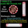 Image 1 : Shotgun Lincoln 1c roll, 2009-d Formative years 50 pcs Bank Wrapper.