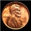 Image 2 : 1945-p Lincoln Cent 1c Grades GEM Unc RD