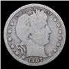 Image 2 : 1907-p Barber Quarter 25c Grades vg, very good