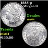 Image 1 : 1888-p Morgan Dollar $1 Grades Choice+ Unc