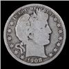 Image 2 : 1908-d Barber Half Dollars 50c Grades vg, very good