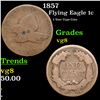 Image 1 : 1857 Flying Eagle Cent 1c Grades vg, very good