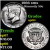 Image 1 : 1966 sms Kennedy Half Dollar 50c Grades sp66+