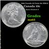 Image 1 : 1966 Canada 10 Cents 10c KM-61 Grades Select Unc